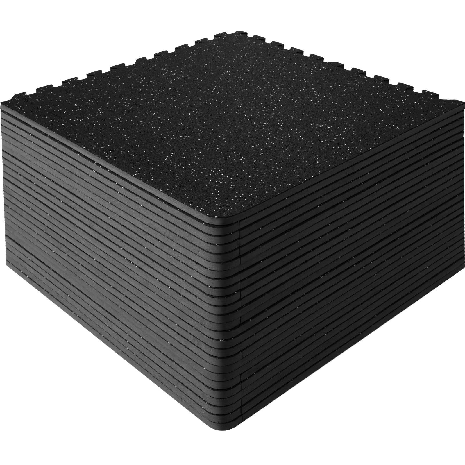 KFFKFF EVA Foam Floor Tiles, 0.56 in Enhanced Thickness, Set of 25 Interlocking Puzzle Mats, Each 24 x 24 in, Ideal for Exercise & Fitness, Robust Floor Covering, Gym, Office - Covers 100 Sq Ft