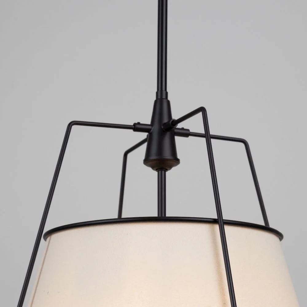 Artcraft Lighting Pullman Collection 3Light Pendant Black