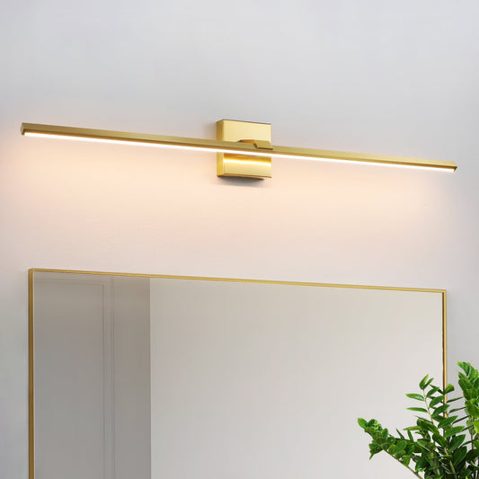 Modern Vanity Lighting Fixtures 39 Inch Bathroom Vanity Lights Over Mirror Wall Sconce for Bathroom Gold Warm Lighting Bath Wall Sconce