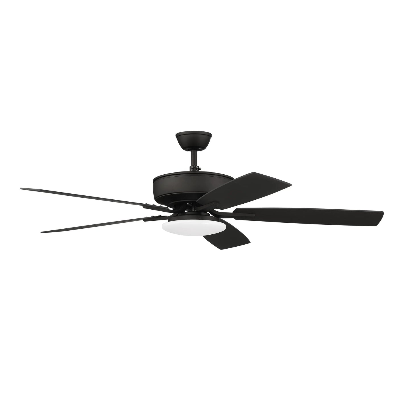 P112SB5-52BWNFB-Craftmade Lighting-Pro Plus 112 Series - 52 Inch 5 Blade Ceiling Fan with Low Profile Light Kit