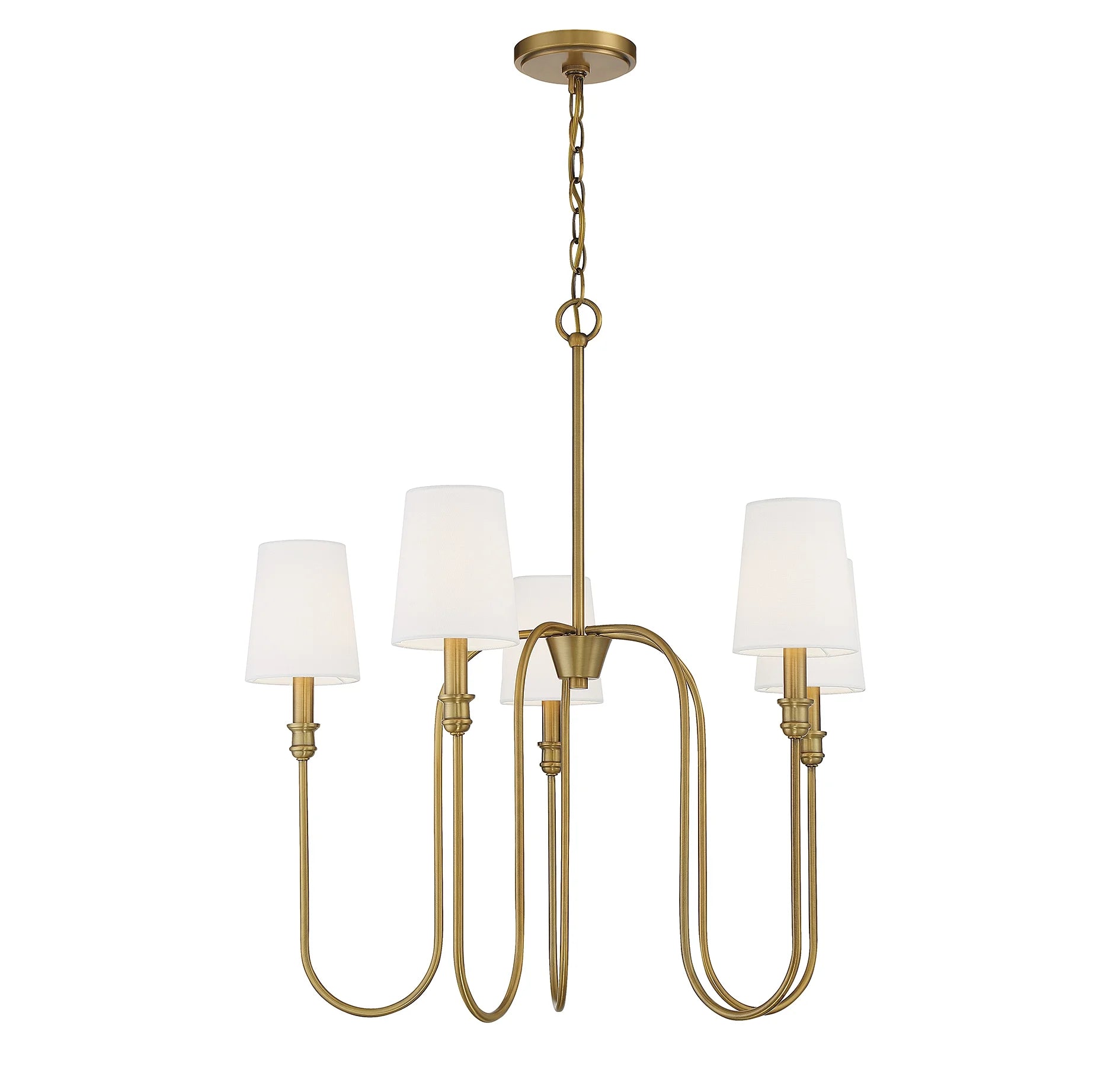 Trade Winds Lighting 5-Light Chandelier In Aged Iron
