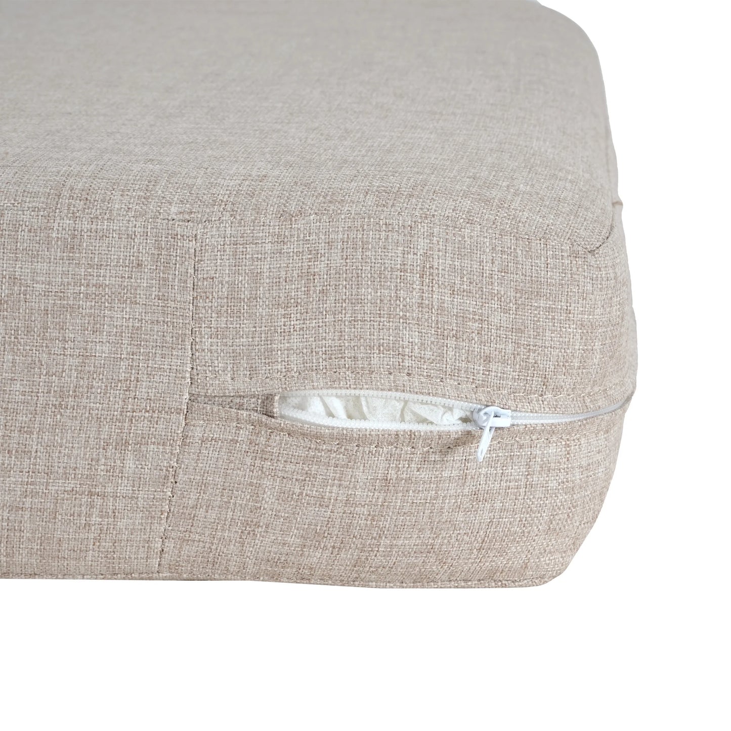 Christopher Knight Home 2-Piece Outdoor Deep Seat Cushion Set, 24"x 24"x 5", Beige