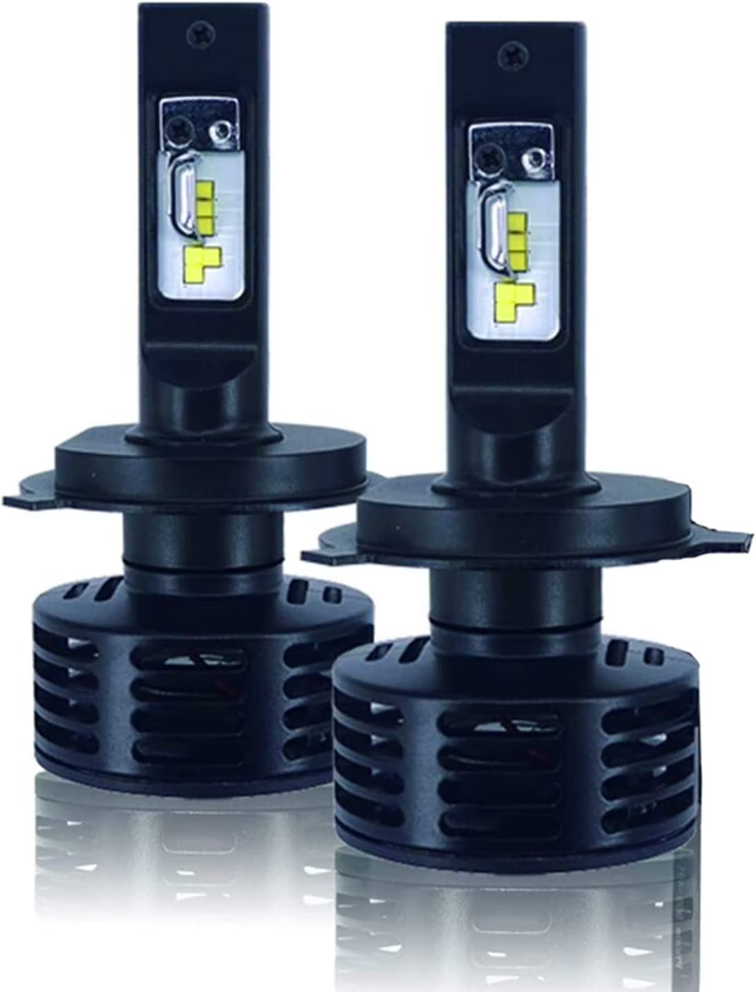 Alla Lighting 8000lm H11 LED Bulbs Extremely Super Bright ELA LED H8 H9 H11 Bulbs Replacement for Cars, Trucks, Motorcycles, 6500K Xenon White