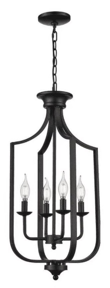 Trans Globe Lighting 11215 Hillcrest 4 Light 14" Wide Pendant - Black