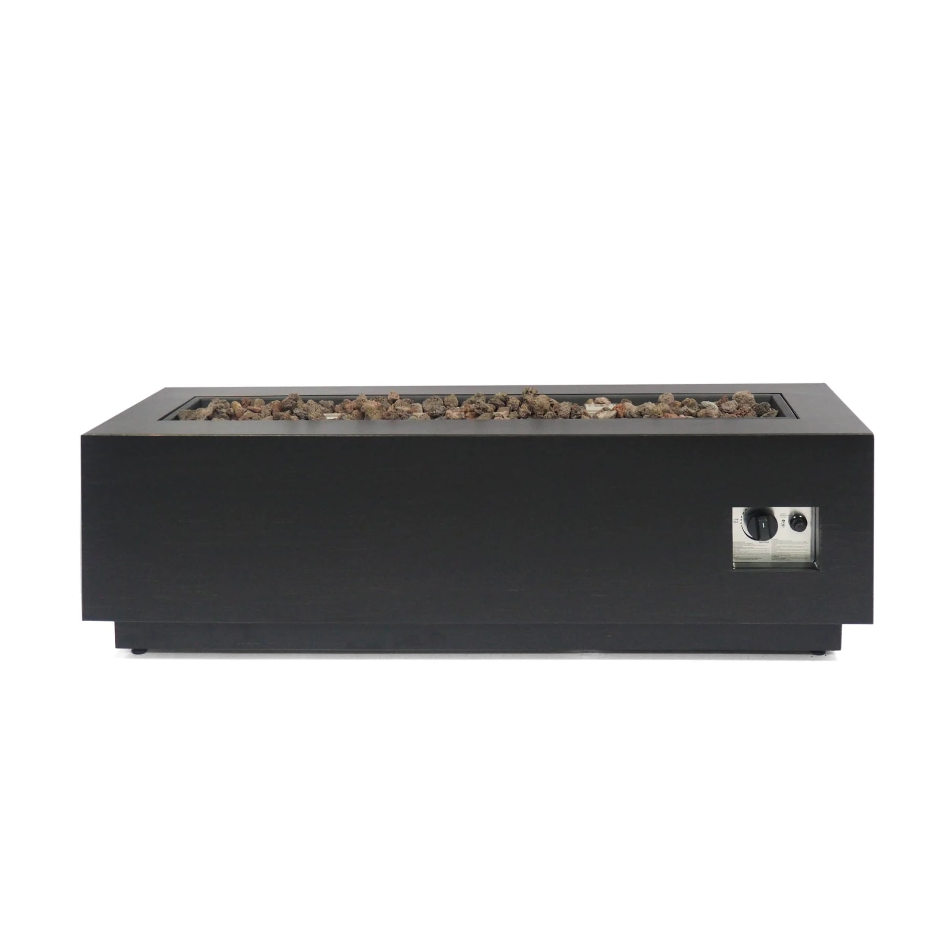 Christopher Knight Home Wellington Outdoor Iron 50000 BTU Fire Pit by Concrete Finish
