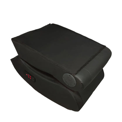 Folding Gaming Chair with Metal Speakers, RGB Lighting, Bluetooth, Vibration Massage & USB Port