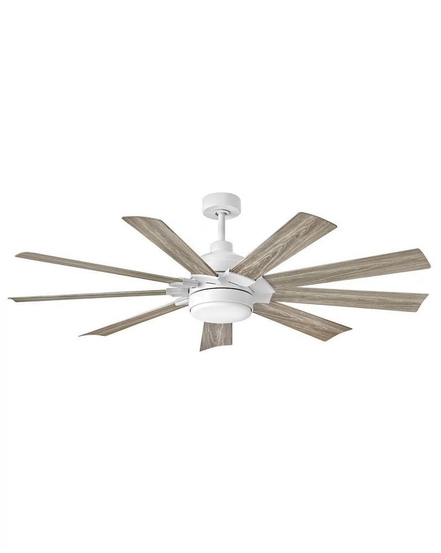 Hinkley Lighting - Turbine - 9 Blade Ceiling Fan with Light Kit In Modern and