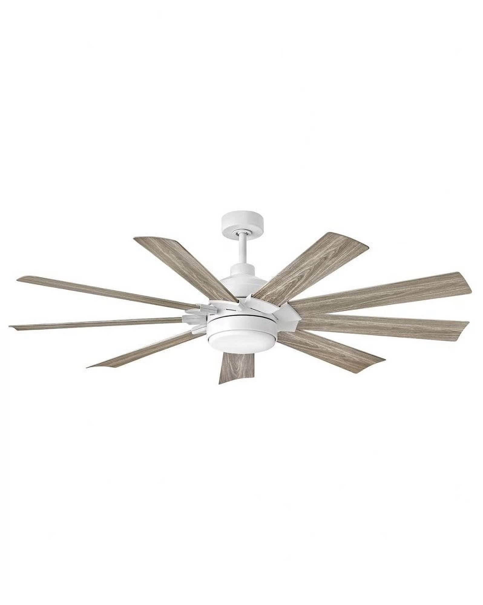 Hinkley Lighting - Turbine - 9 Blade Ceiling Fan with Light Kit In Modern and