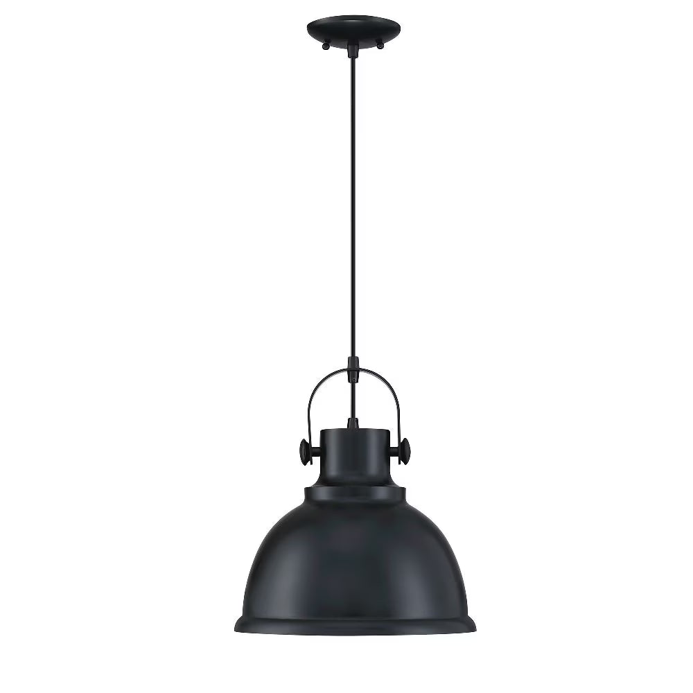 Forte Lighting 7210-01 Harmon 12" Wide Pendant - Bronze