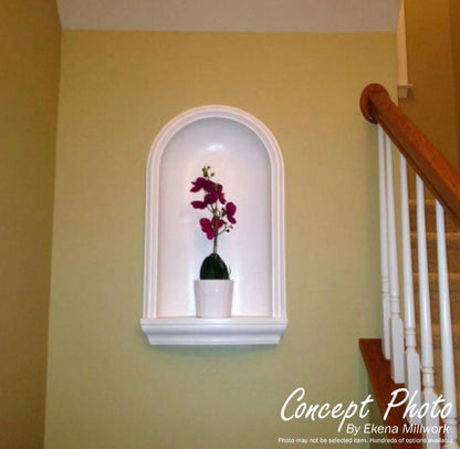 Ekena Millwork 27 1/2"W x 38 1/4"H Odessa Wall Niche (RO: 20 7/8"W x 33 1/2"H x 4 7/8"D)