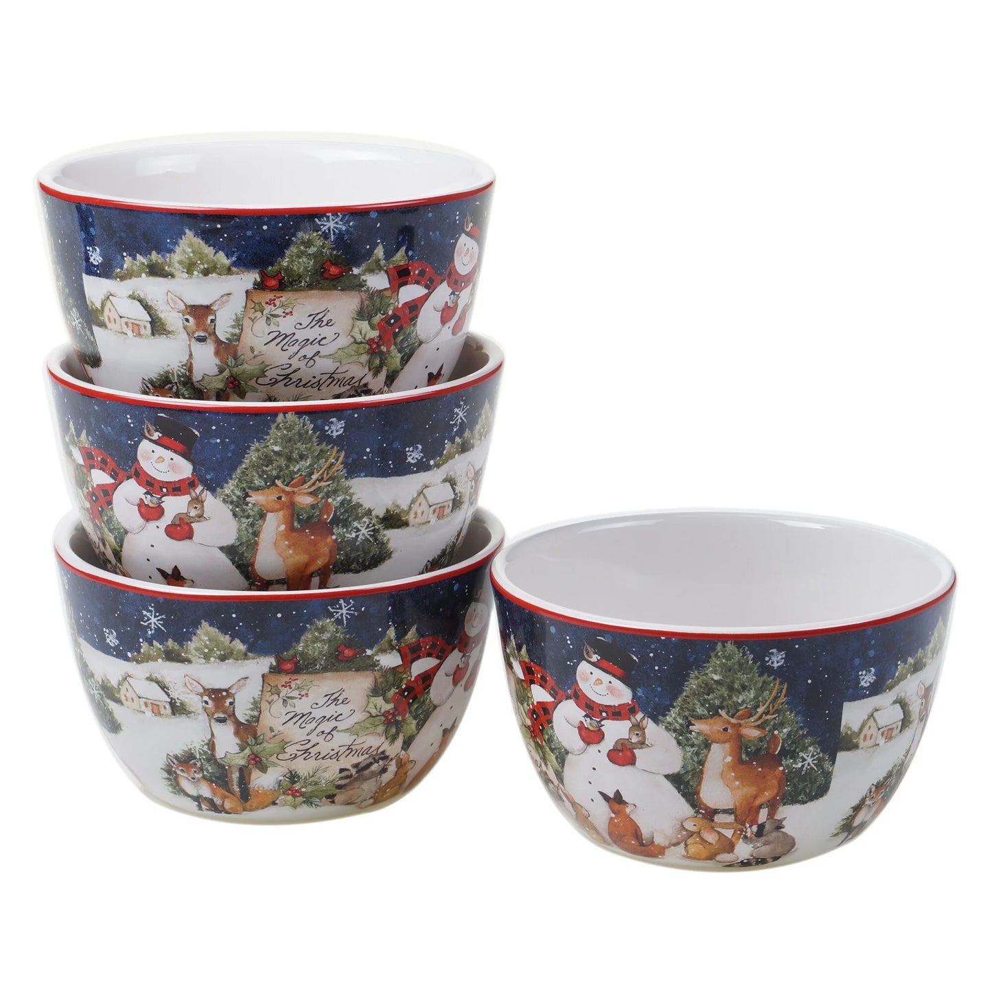 Certified International Magic Of Christmas Snowman 16-piece Dinnerware Set, Service for 4