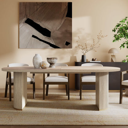 Christopher Knight Home Minimalist 88? Oval Dining Table for 4-6, Espresso