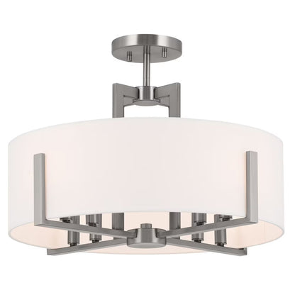 Kichler Lighting - Malen - 8 Light Semi-Flush Mount-14.5 Inches Tall and 20