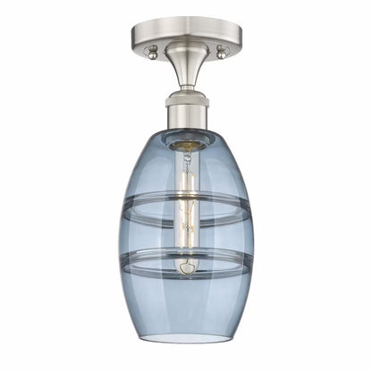 Innovations Lighting - Vaz - 1 Light Semi-Flush Mount In Industrial Style-8.25