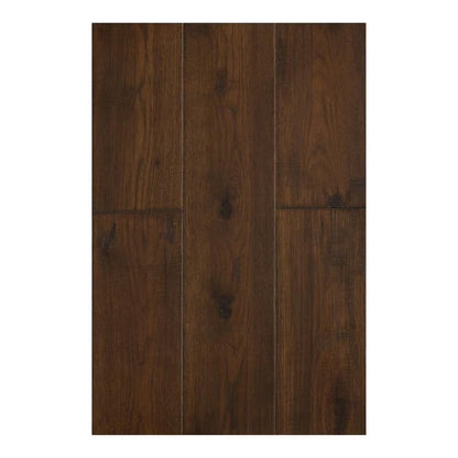 East West Furniture SP-7HH05 Sango Premier Engineered Wood Flooring - European Oak - 1/2 in x 7 in x Random Length Handscraped, 26.24 sqft/box, Shadow Grey