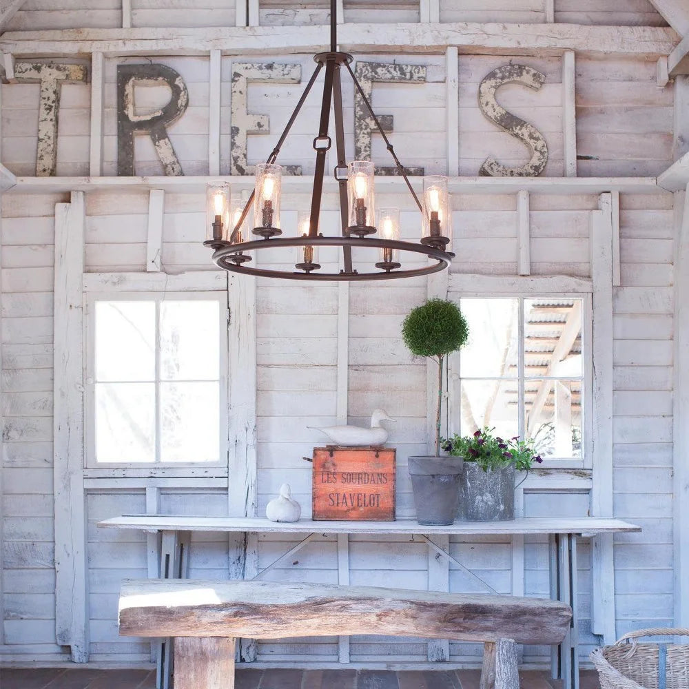 Hinkley Lighting - Eight Light Foyer Pendant - Chandelier - Dakota - Eight Light