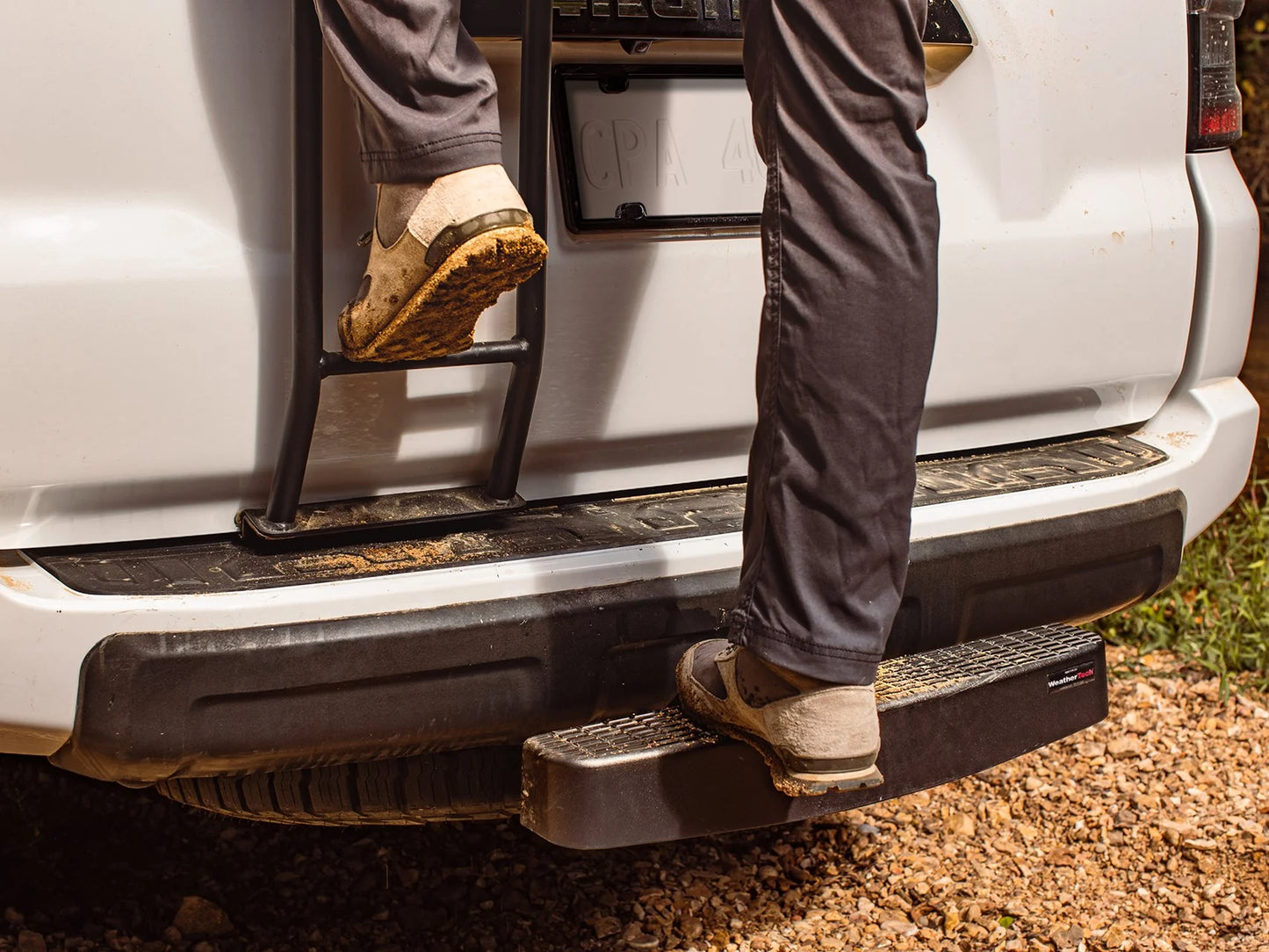 WeatherTech BumpStep XL with Theft Deterrent, Stainless Hardware, Hitch Step, Class 3