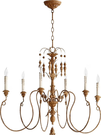 Quorum Lighting - Chandelier - Salento - 6 Light Chandelier in Transitional