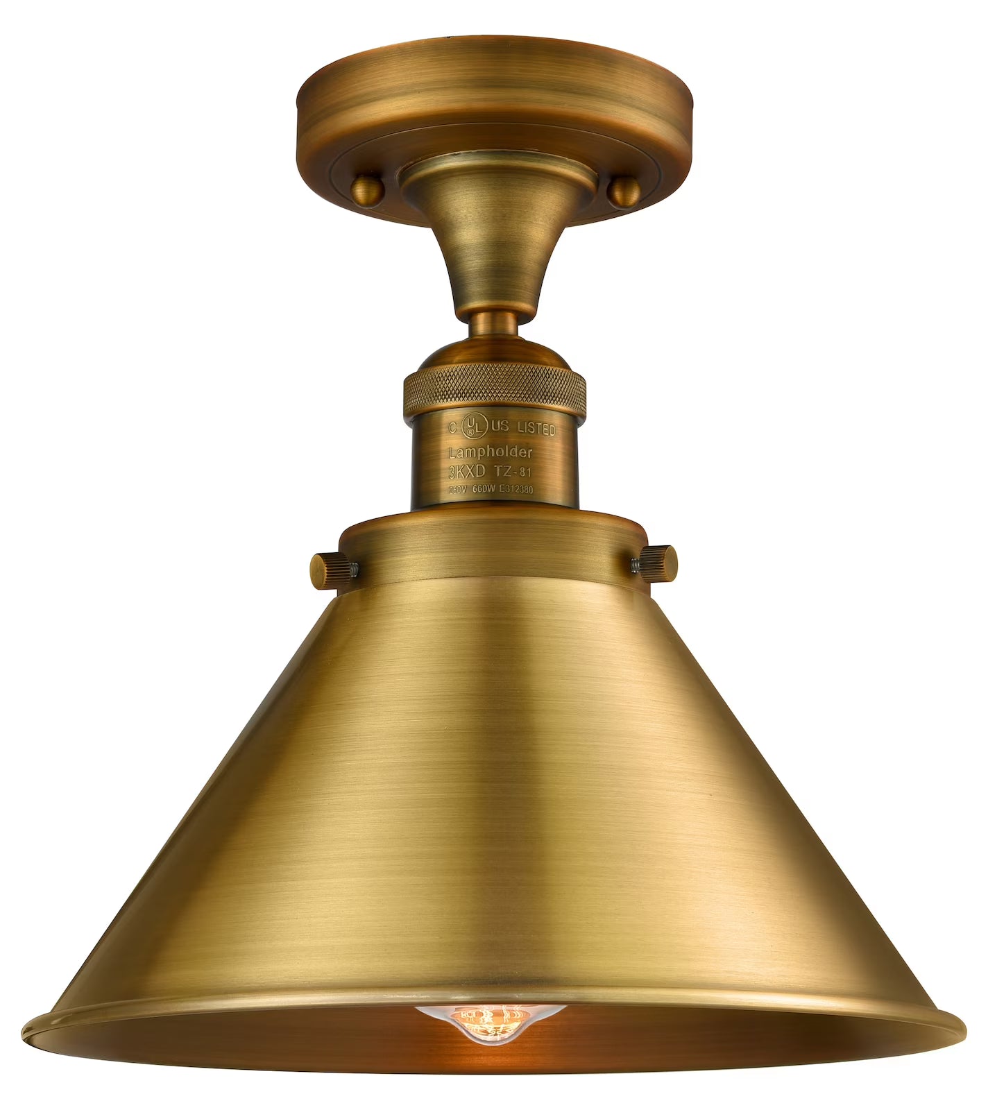 Innovations Lighting 517-1Ch Braircliff Briarcliff 10" Wide Semi-Flush Ceiling Fixture -