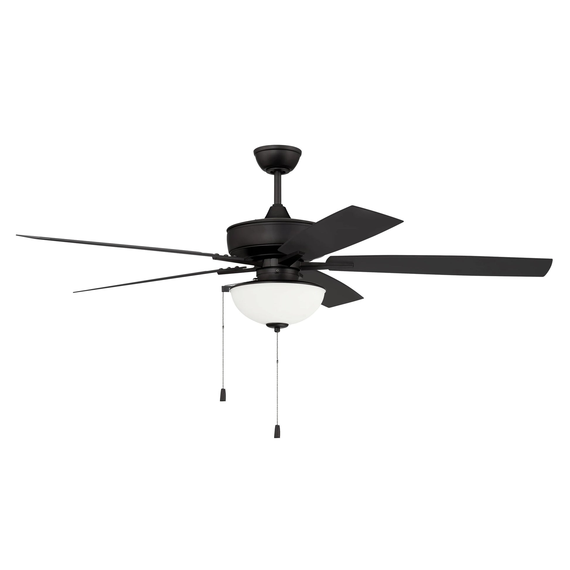 OS211PN5-Craftmade Lighting-Outdoor Super Pro - 5 Blade Ceiling Fan with Light Kit In Classic Style-60 Inche Wide-Painted Nickel Finish