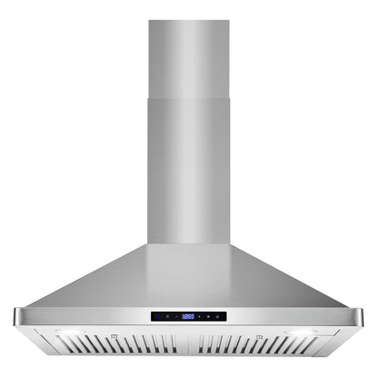 Cosmo 30 in. Ducted Range Hood in Stainless Steel with Touch Controls, LED Lighting and Permanent Filters