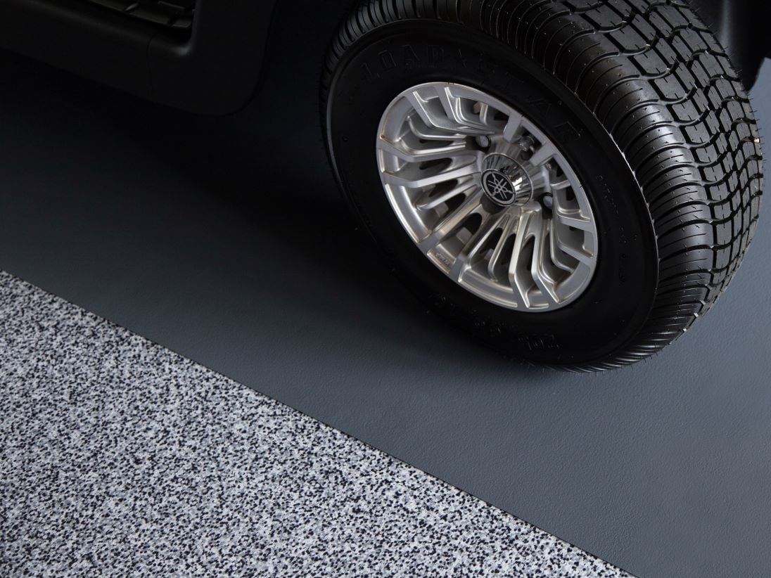 G-Floor Ceramic Texture Vinyl Garage Flooring Cover - Slate Grey