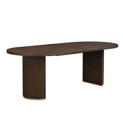 Christopher Knight Home Minimalist 88? Oval Dining Table for 4-6, Espresso
