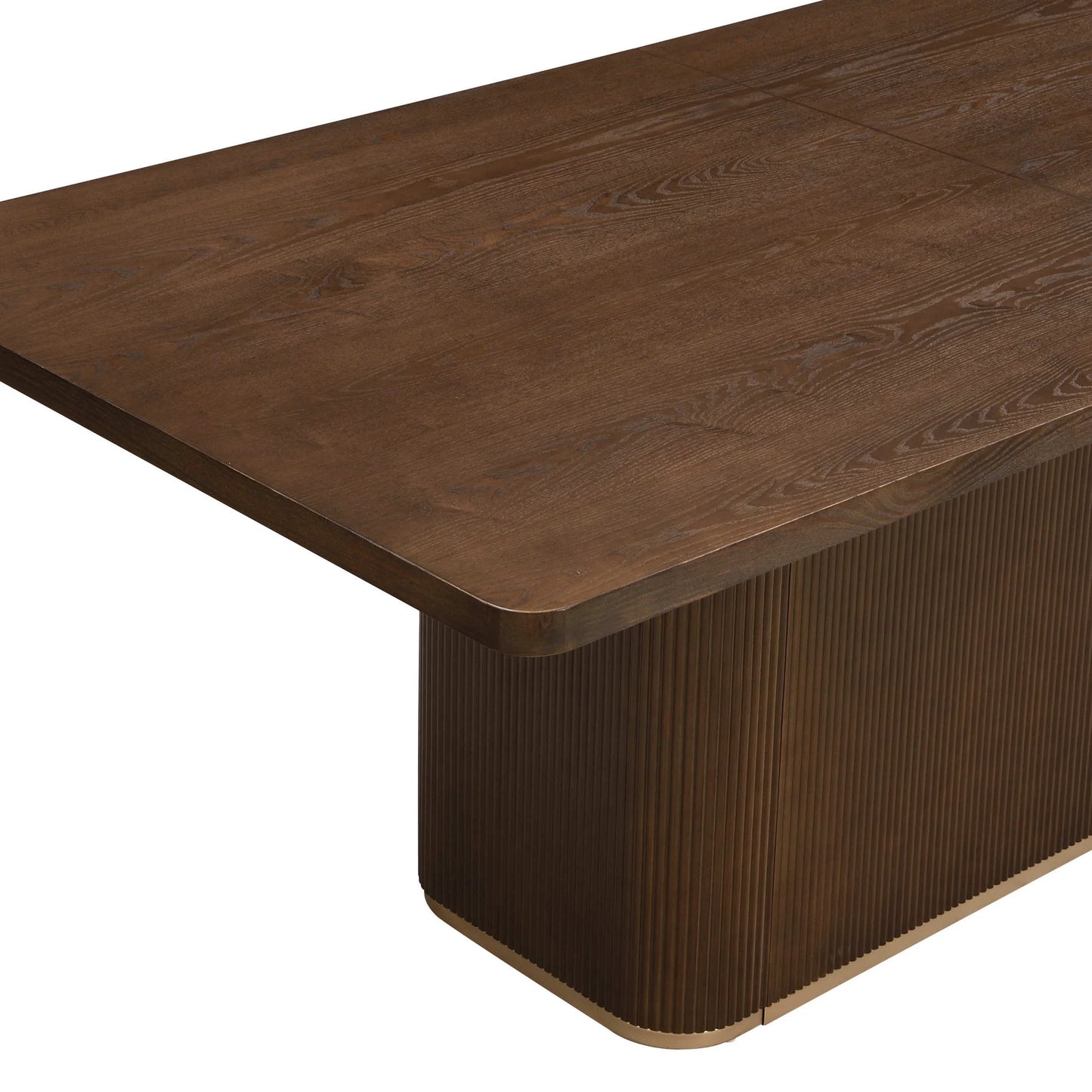 Christopher Knight Home 84" Rectangular Wood Dining Table for 6-8 people with Solid Pillar Base, Walnut