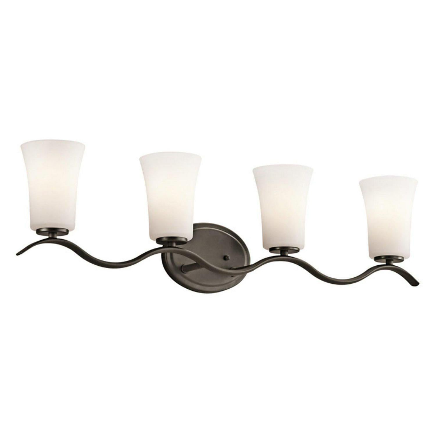 45377OZL18-Kichler Lighting-Armida - 4 Light Bath Vanity Approved for Damp Locations - with Transitional inspirations - 32.25 inches wide-Olde Bronze