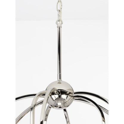 P400187-031-Progress Lighting-Seneca - Chandeliers Light - 9 Light in Farmhouse style - 30 Inches wide by 20.88 Inches high-Black Finish