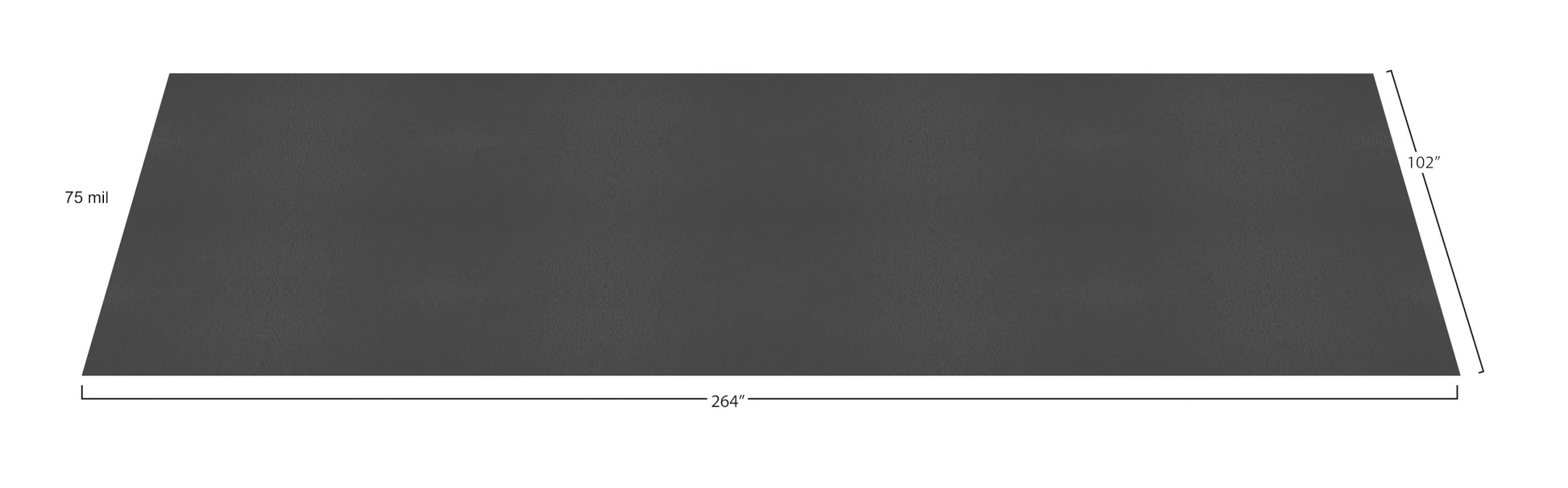 G-Floor Ceramic Texture Vinyl Garage Flooring Cover - Slate Grey