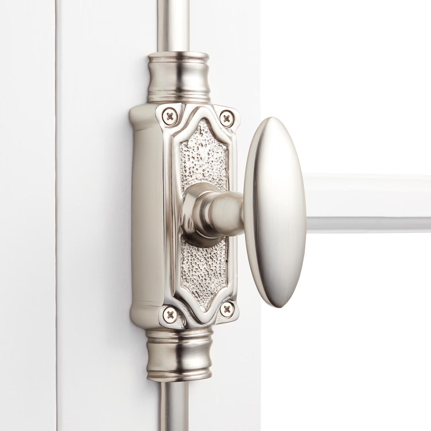 Signature Hardware 942121 Stepney Solid Brass Cremone Bolt For 9 Inch Doors - Brass