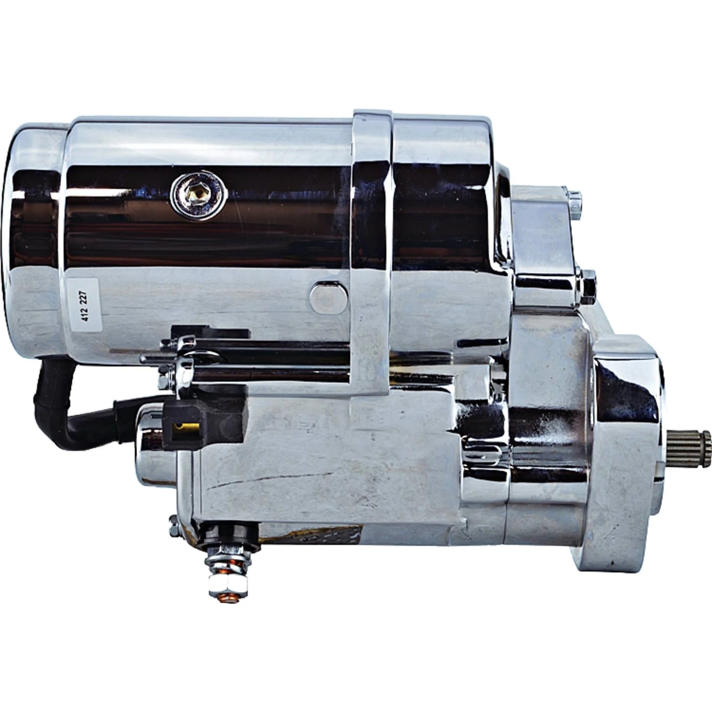 DB Electrical SHD0015-C Chrome 2.4KW Starter compatible with/replacement for Harley Davidson Motorcycles (Dyna, Fatboy, Softail & Heritage) 31553-94 31559-99A