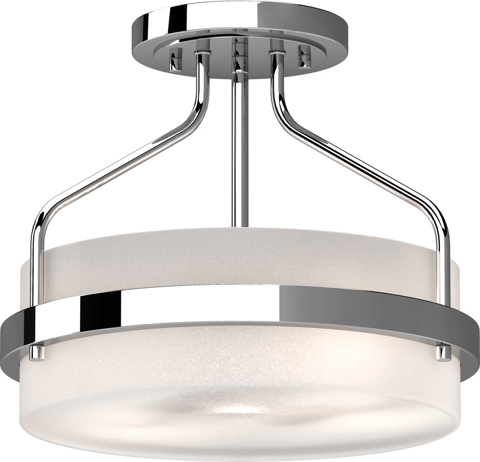 Volume Lighting 4743 Emery 2 Light 13" Wide Semi-Flush Ceiling Fixture - MultiColor