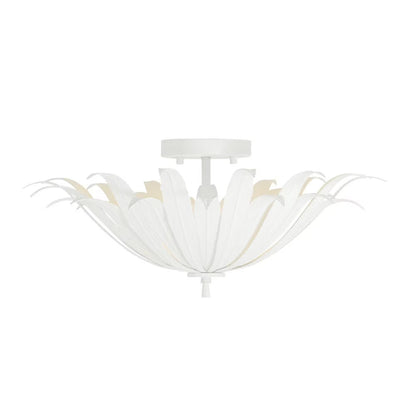 Capital Lighting - Eden - 3 Light Semi-Flush Mount In Bohemian Style-8.5 Inches