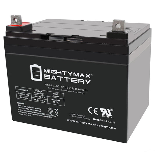 "Mighty Max 12V 35AH SLA Battery for Toro Time Cutter SS5000 Mower"