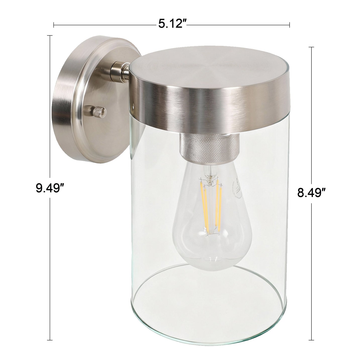 Energetic Lighting Retro-hybrid Wall Sconce