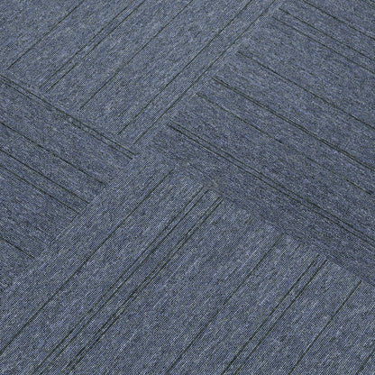 Mohawk Basics 24" x 24" Carpet Tile with EnviroStrand PET Fiber in Ocean Tide (96 sq ft per carton)