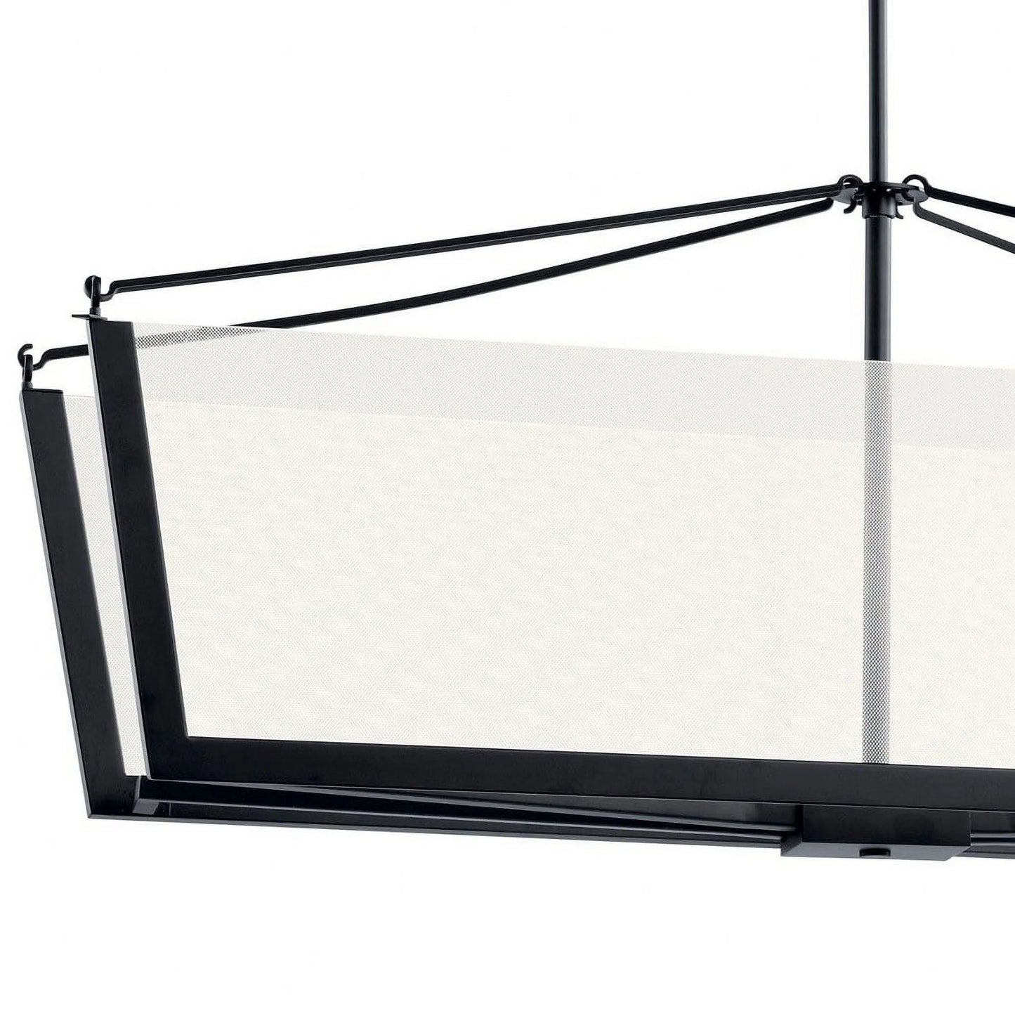 52293CGLED-Kichler Lighting-Calters - 50W LED Linear Chandelier - with Contemporary inspirations - 14.5 inches tall by 38 inches wide-Champagne Gold