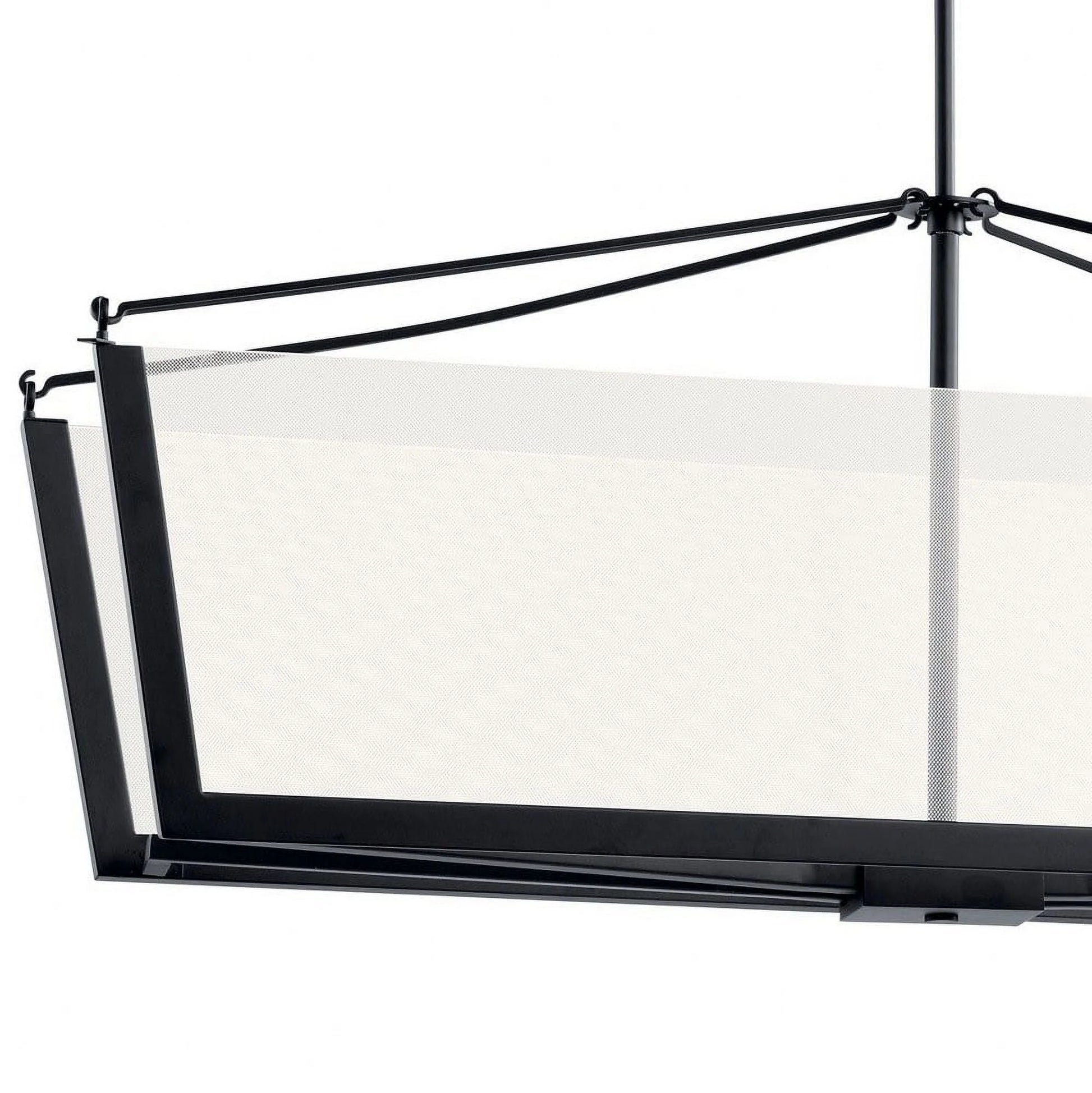 52293CGLED-Kichler Lighting-Calters - 50W LED Linear Chandelier - with Contemporary inspirations - 14.5 inches tall by 38 inches wide-Champagne Gold