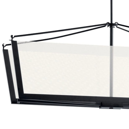 52293CGLED-Kichler Lighting-Calters - 50W LED Linear Chandelier - with Contemporary inspirations - 14.5 inches tall by 38 inches wide-Champagne Gold