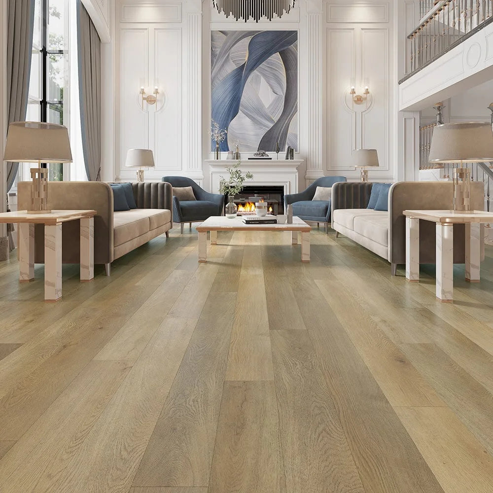 Ultimate Extra Large Waterproof Vinyl Plank Flooring - Cottage Oak