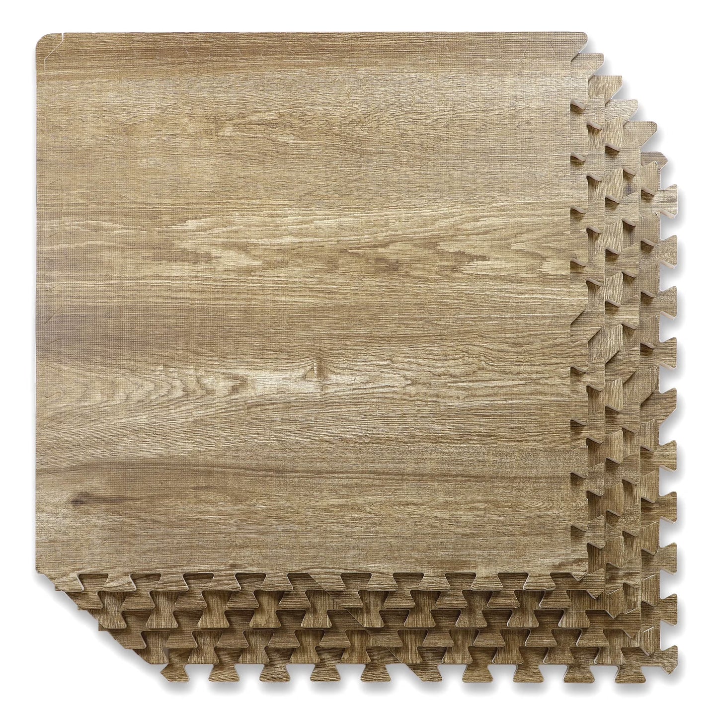 Home Aesthetics 100 Sq. Ft 3/8 Inch Thick Interlocking Foam Mats Flooring,