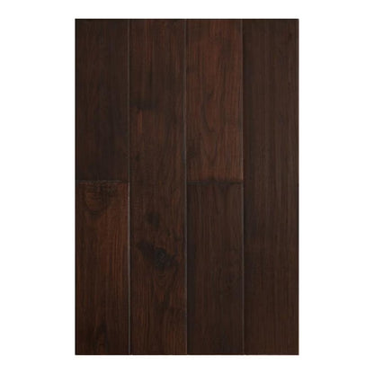 East West Furniture SP-7HH05 Sango Premier Engineered Wood Flooring - European Oak - 1/2 in x 7 in x Random Length Handscraped, 26.24 sqft/box, Shadow Grey