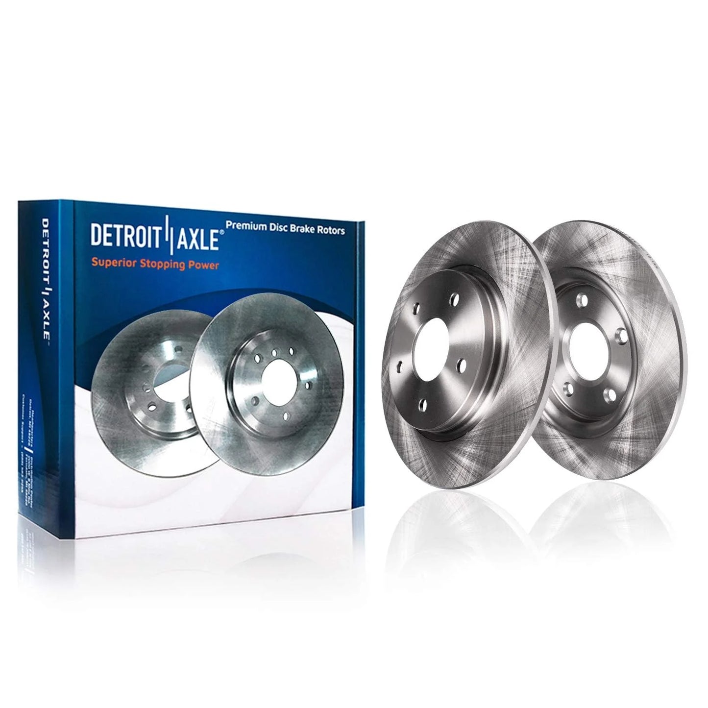 Detroit Axle - Rear Brake Kit for 2013-2015 Chevrolet Malibu 2013-2017 Buick Regal 2016 Malibu Limited, 11.50" inch Disc Brakes Rotors Ceramic Brake Pads with Hardware Replacement