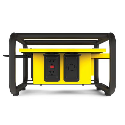 Champion Power Equipment Yellow 19.10" x 15.90" x 10.00", Steel Portable Electrical Distribution Box