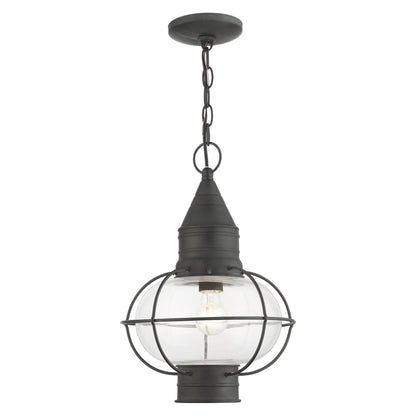 Livex Lighting - Newburyport - 1 Light Outdoor Pendant Lantern in Bohemian Style