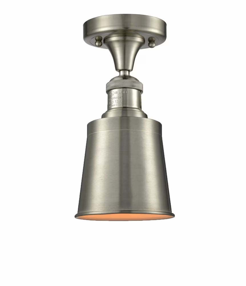 Innovations Lighting - Addison - 1 Light Semi-Flush Mount In Traditional Style-9