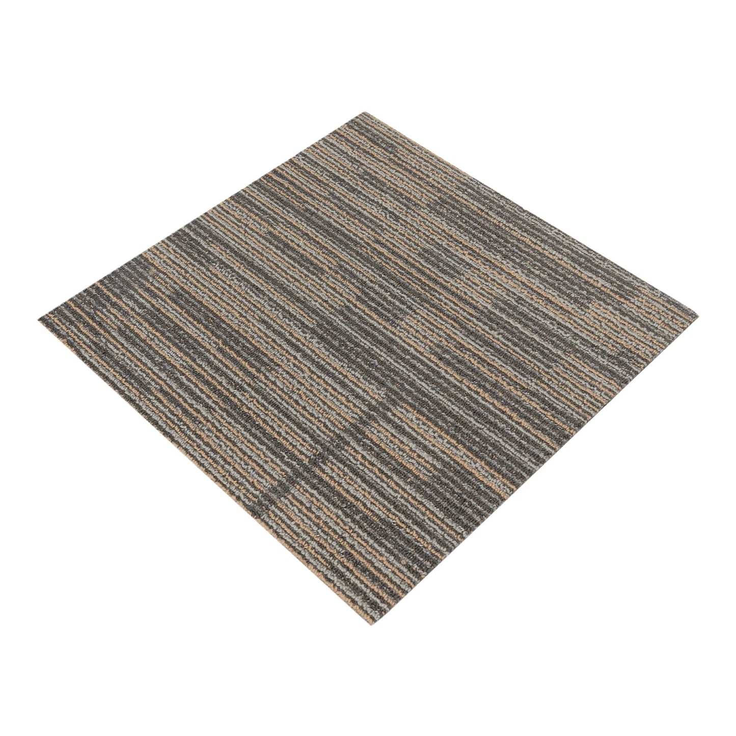 20Pcs Modern Square Carpets 20x20-inch Repeated Use Floor Tile Washable Mats 5.5mm Thickness Carpet for Cement Wood Ceramic Tiles and Flooring