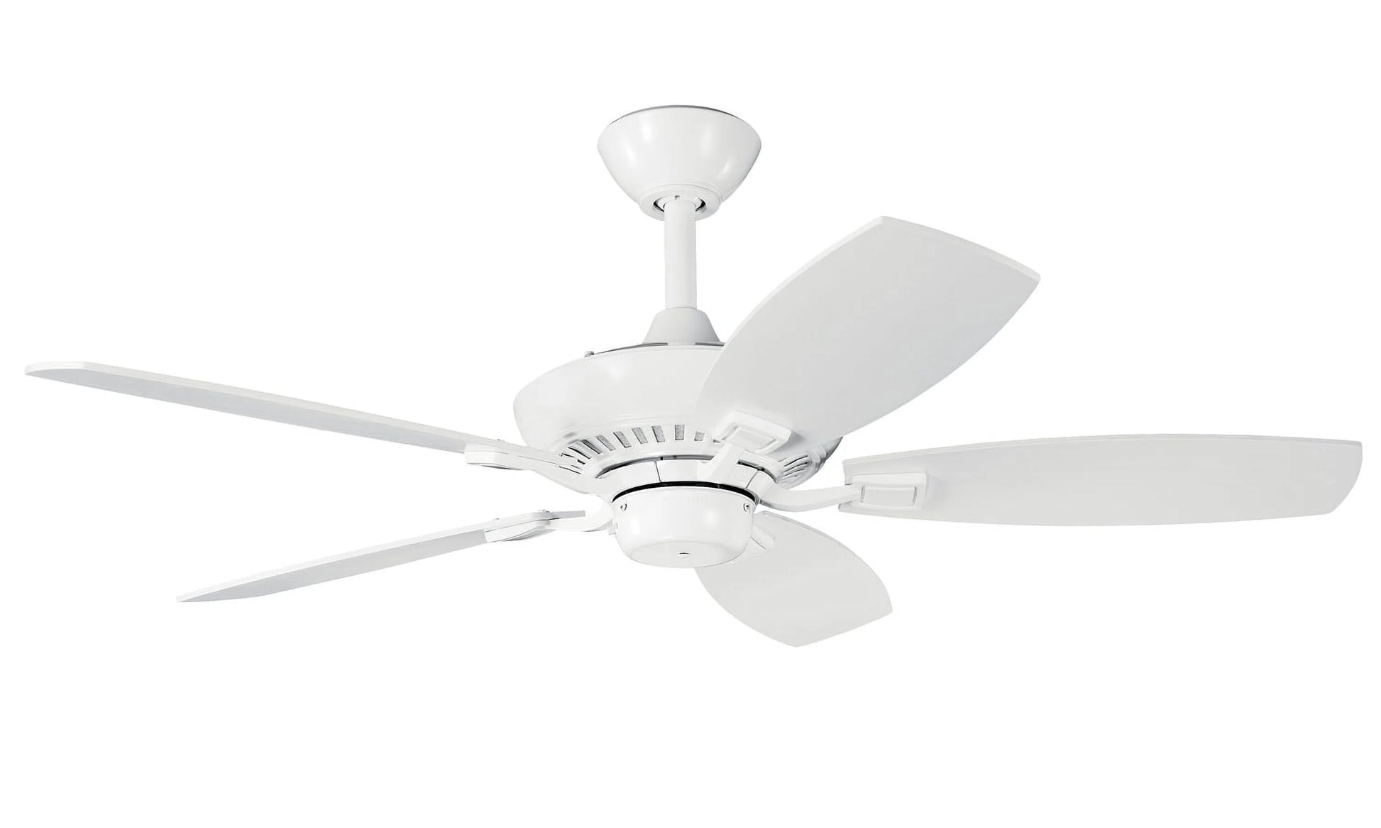 Ceiling Fan With Traditional Inspirations 14 Inches Tall By 44 Inches Wide-White Finish Kichler Lighting 300107Wh
